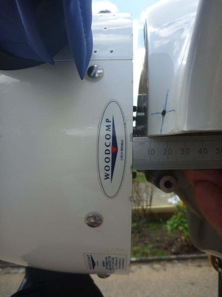 trial fitting of propeller and cowl