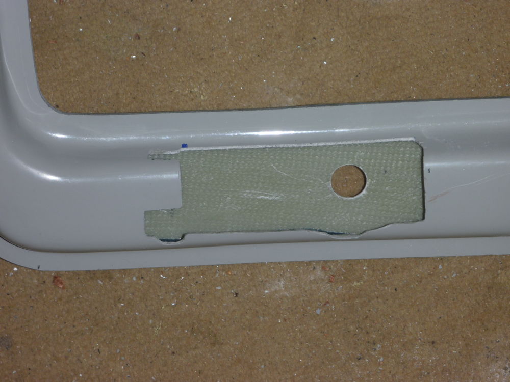 door cutout for handle mechanism