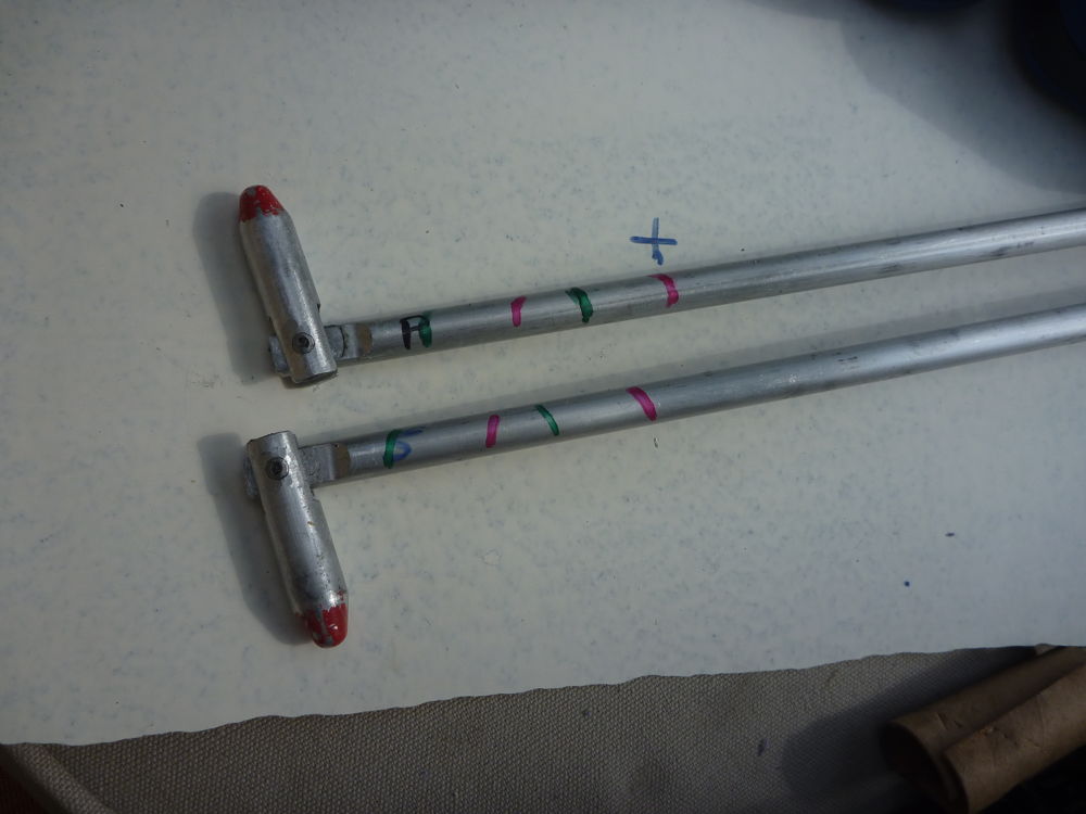 shoot-bolt pushrods marked for milling