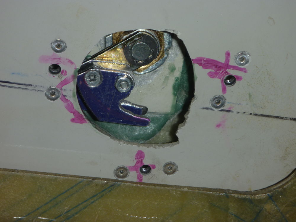 anchor nuts for door lock hole cover