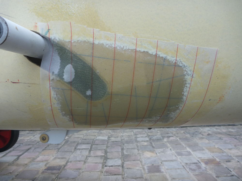 port flap operating slot repair