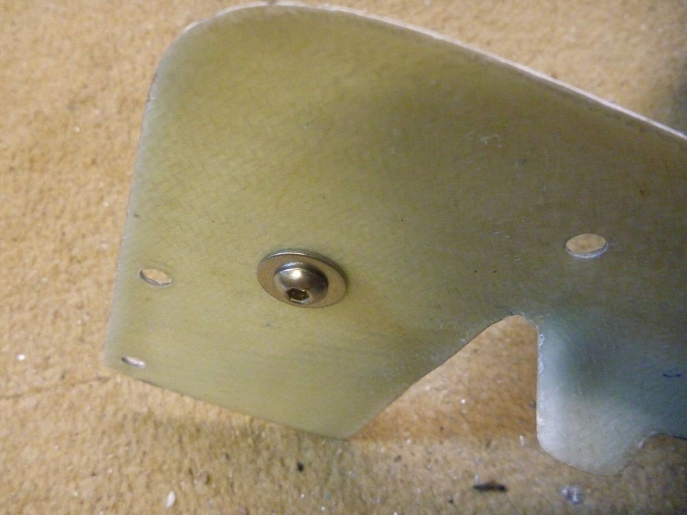 knob fitted to starboard door guard plate
