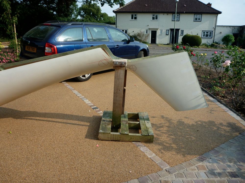 Fuselage top moulding upside-down