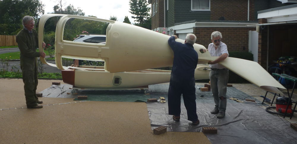 bonding on fuselage top moulding