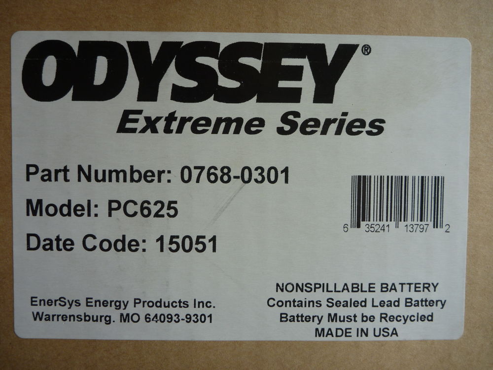 battery data label