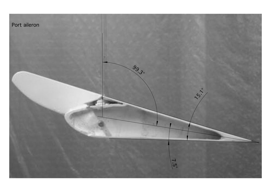 port aileron balance after painting