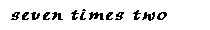 arithmetic